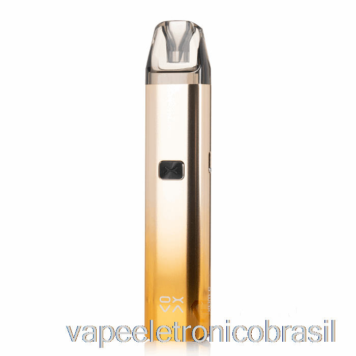 Vape Eletrônico Oxva Xlim C 25w Pod Sistema Brilhante Ouro Prata